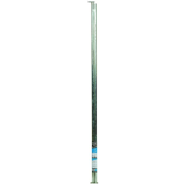 Knape & Vogt John Sterling Pro 120 in. L X 1 in. D Adjustable Platinum Steel Closet Rod RP0022-72120 - main